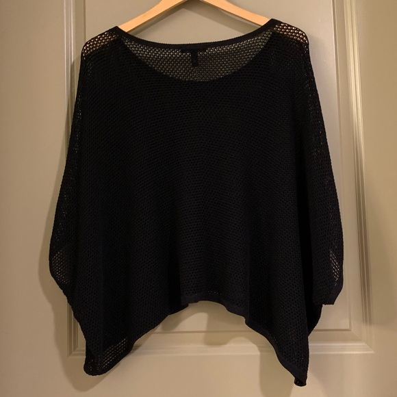 Eileen Fisher Open Stitch Organic Cotton Oversized Semi-Sheer Sweater Size XL - Picture 10 of 13